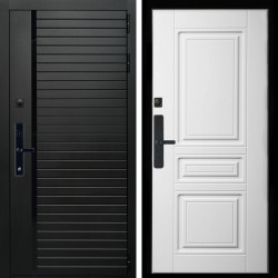 Входная дверь Агат SMART + Классика белый матовый