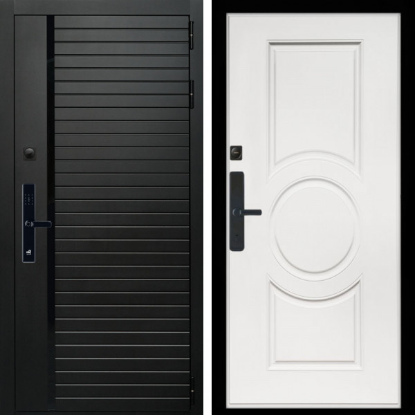Входная дверь Агат SMART + МС-100 белый матовый