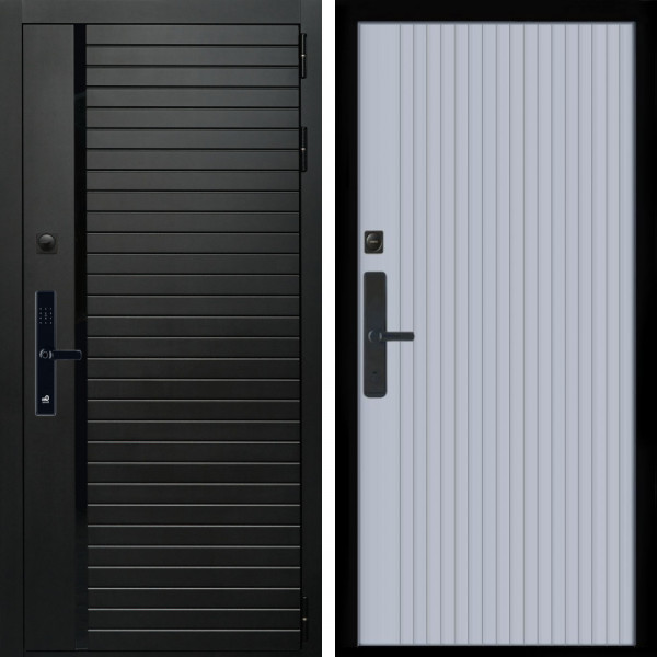 Входная дверь Агат SMART + Вертикаль Силк маус