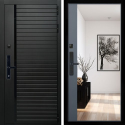 Входная дверь Агат SMART + Зеркало панорама Графит