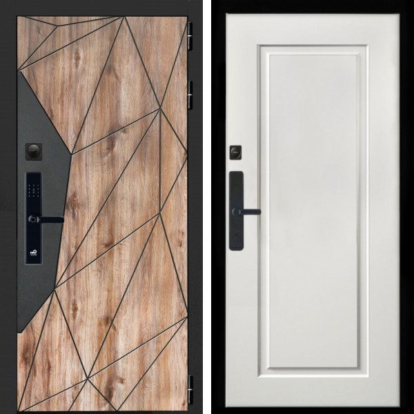 Входная дверь Авангард SMART + ФЛ-119 белый матовый