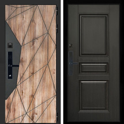Входная дверь Авангард SMART + Классика венге