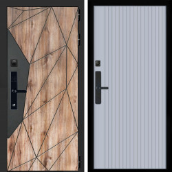 Входная дверь Авангард SMART + Вертикаль Силк маус