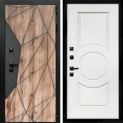Входная дверь Авангард + МС-100 белый матовый