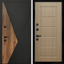 Входная дверь Гранит + ФЛ-39 эко дуб