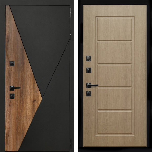 Входная дверь Гранит + ФЛ-39 эко дуб