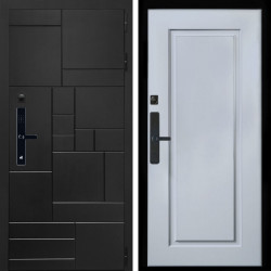 Входная дверь Квадро SMART + ФЛ-119 силк маус