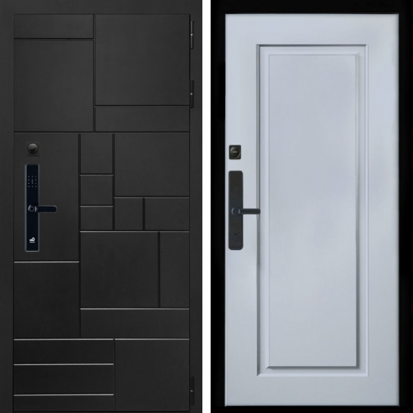 Входная дверь Квадро SMART + ФЛ-119 силк маус