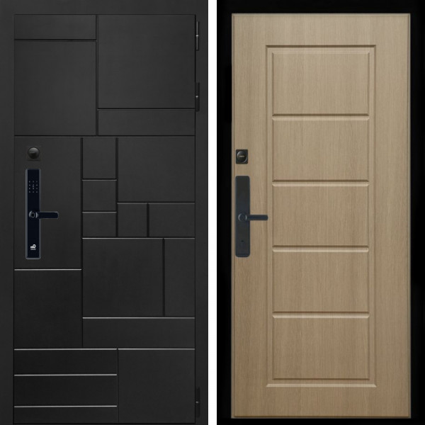 Входная дверь Квадро SMART + ФЛ-39 эко дуб