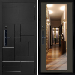 Входная дверь Квадро SMART + Зеркало венге