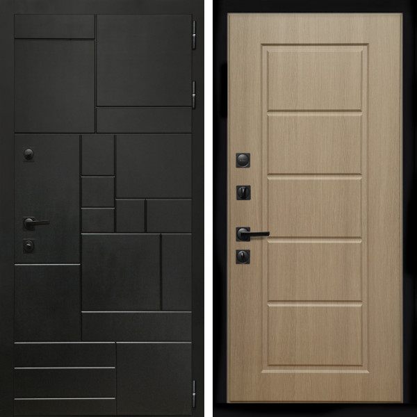 Входная дверь Квадро + ФЛ-39 эко дуб