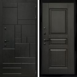 Входная дверь Квадро + Классика венге