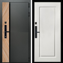 Входная дверь Оникс SMART + ФЛ-119 белый матовый