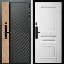 Входная дверь Оникс SMART + Классика белый матовый