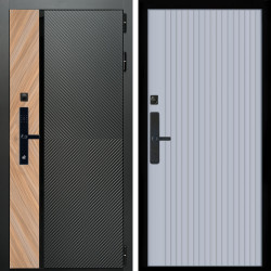 Входная дверь Оникс SMART + Вертикаль Силк маус