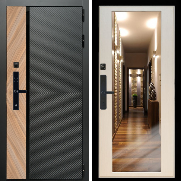 Входная дверь Оникс SMART + Зеркало эко дуб