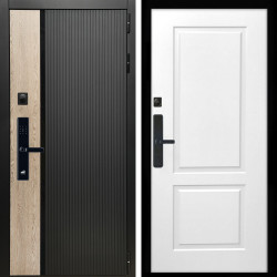 Входная дверь Престиж SMART + ФЛ-117 белый матовый