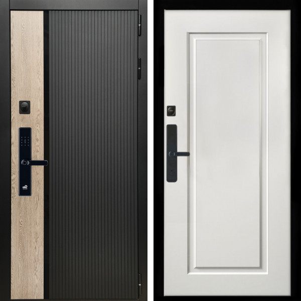 Входная дверь Престиж SMART + ФЛ-119 белый матовый