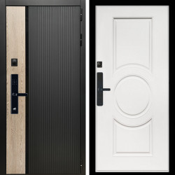 Входная дверь Престиж SMART + МС-100 белый матовый