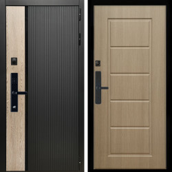 Входная дверь Престиж СО Стеклом SMART + ФЛ-39 эко дуб