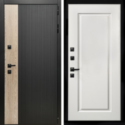 Входная дверь Престиж + ФЛ-119 белый матовый