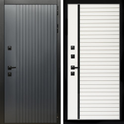 Входная дверь Шторм Графит + Агата