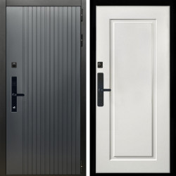 Входная дверь Шторм SMART + ФЛ-119 белый матовый