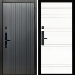 Входная дверь Шторм SMART + Горизонт дуб кантри