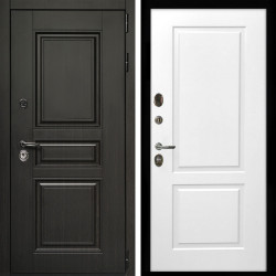 Входная дверь Стандарт 10 + ФЛ-117 белый матовый