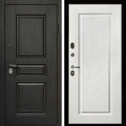 Входная дверь Стандарт 10 + ФЛ-119 белый матовый