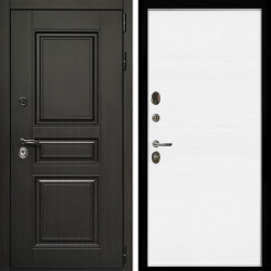 Входная дверь Стандарт 10 + Гладкая белый матовый