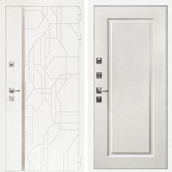 Входная дверь Верона + ФЛ-119 белый матовый