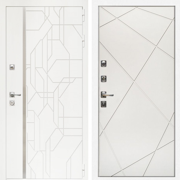 Входная дверь Верона + Лучи белый