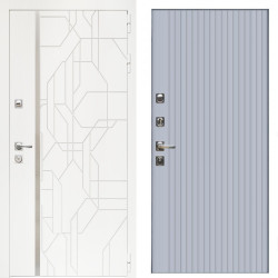 Входная дверь Верона + Вертикаль Силк маус