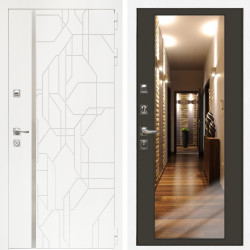 Входная дверь Верона + Зеркало венге