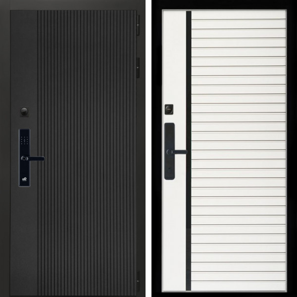 Входная дверь Вертикаль Блек SMART + Агата