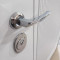 Входная дверь Интекрон Тетра белая ФЛ-326М Мэджик шифон антиванд
