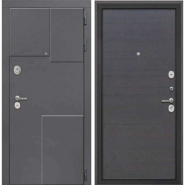 Входная дверь Интекрон Брайтон 3d Эковенге поперечный