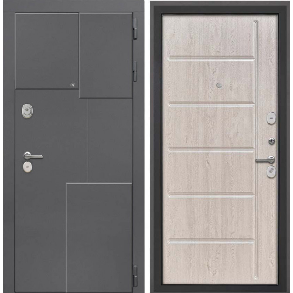 Входная дверь Интекрон Брайтон 3d Сосна белая ФЛ-102