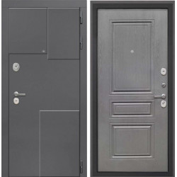 Входная дверь Интекрон Брайтон 3d Графит ФЛ-243-М