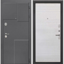 Входная дверь Интекрон Брайтон 3d Белый Ясень ФЛ-316