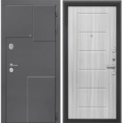 Входная дверь Интекрон Брайтон 3d Сандал белый ФЛ-39