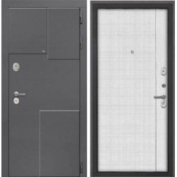 Входная дверь Интекрон Брайтон 3d Лофт Белый В-07