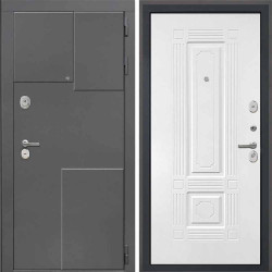 Входная дверь Интекрон Брайтон 3d Ясень белый силк ФЛ-2