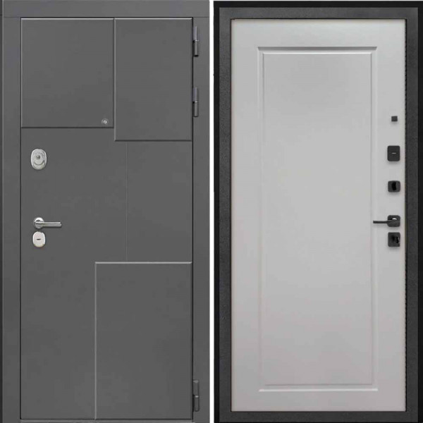 Входная дверь Интекрон Брайтон 3d ФЛ-642 белый