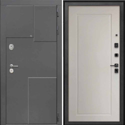 Входная дверь Интекрон Брайтон 3d ФЛ-642 светлое кофе