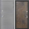 Входная дверь Интекрон Брайтон антрацит Гранж Гладкая
