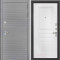 Входная дверь Интекрон Брайтон антрацит Белая матовая ФЛ-243-М