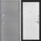 Входная дверь Интекрон Брайтон антрацит Мэджик шифон белый ФЛ-326М