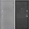 Входная дверь Интекрон Брайтон антрацит ФЛ-613 черная эмаль